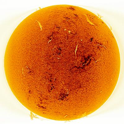 4.25太阳色球层Ha线扫